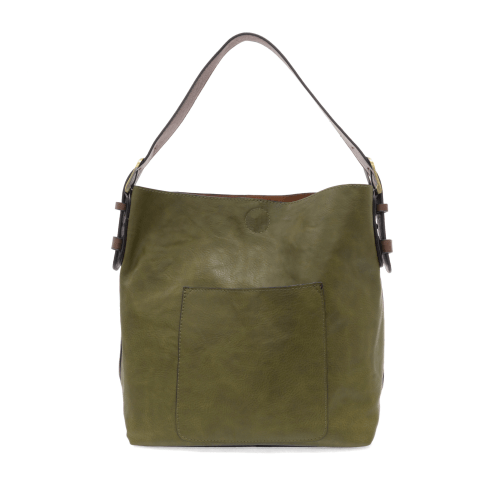 Classic Hobo Handbag | Olive Brine/Coffee Joy Susan Handbag & Wallet Accessories