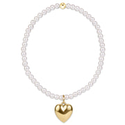CLASSIC PEARL 3MM BRACELET -
LOVE PLUSH GOLD CHARM enewton design, LLC Bracelet