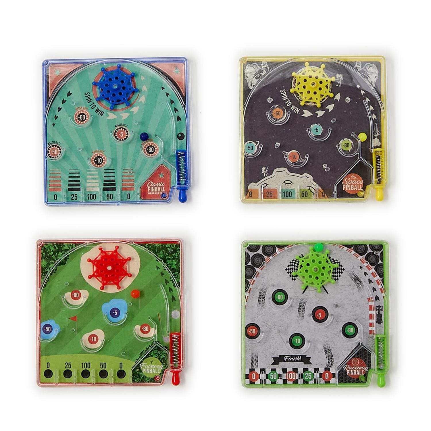 Coasters - Set 4 Pinball in Gift Box Two's Company Home