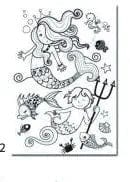 Color Your Own T-Shirt (Ages 4-7) | 4 Styles Crestar LTD Arts & Crafts Mermaid