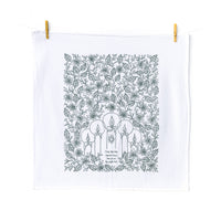 Thumbnail for Come Thou Long Expected Jesus Christmas Hymn Tea Towel Little Things Studio