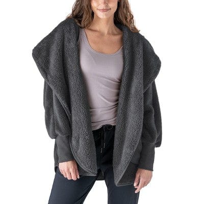 Comfort Zone One Size Cardigan - Charcoal DM Merchandising Cardigan
