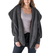 Comfort Zone One Size Cardigan - Charcoal DM Merchandising Cardigan