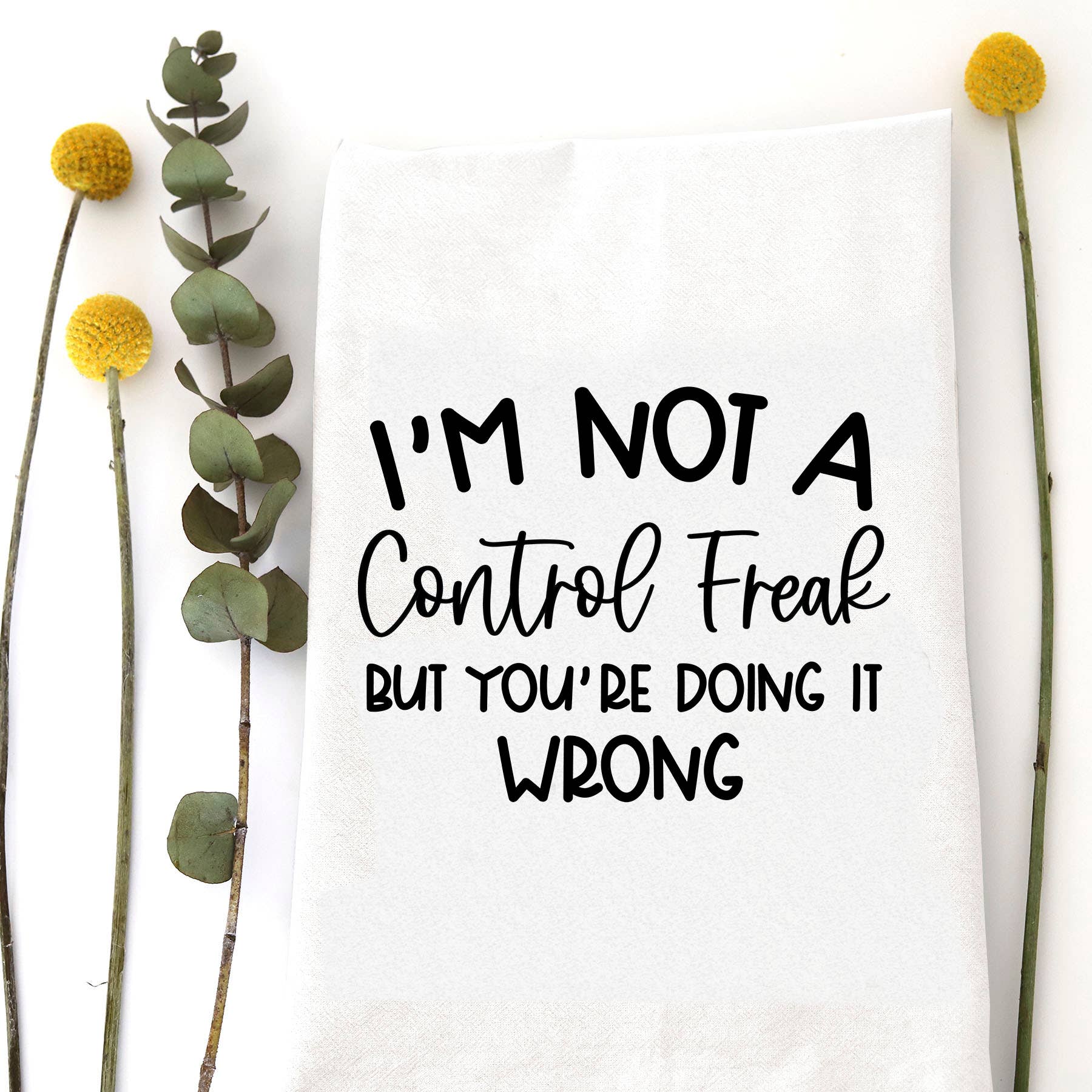 CONTROL FREAK - TEA TOWEL Wildwood Landing