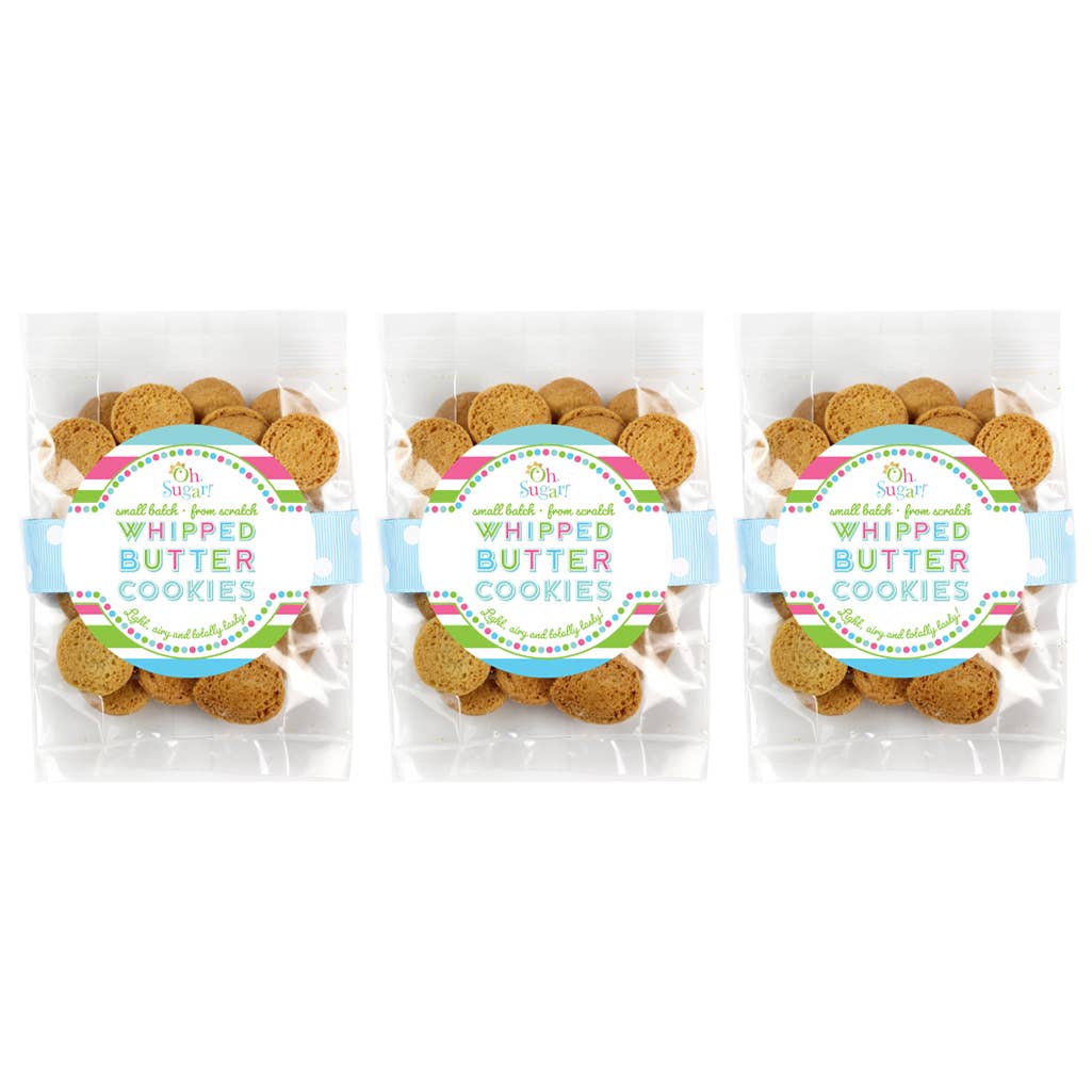 Cookie Bags - Everyday Mixed Flavor Bags - Small - 42 Bags: Four Assorted Flavors - 3 Jars each flavor Oh, Sugar!