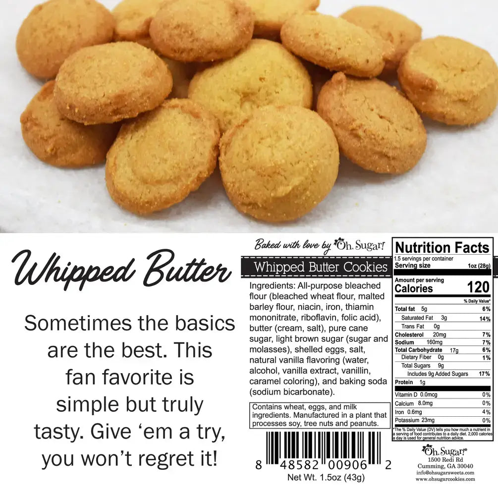 Cookie Bags - Everyday Mixed Flavor Bags - Small - 42 Bags: Four Assorted Flavors - 3 Jars each flavor Oh, Sugar!