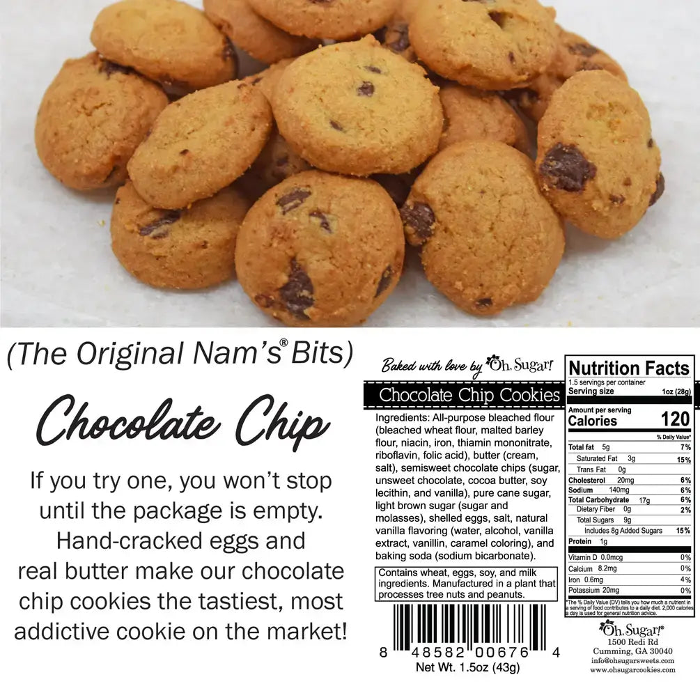 Cookie Bags - Everyday Mixed Flavor Bags - Small - 42 Bags: Four Assorted Flavors - 3 Jars each flavor Oh, Sugar!