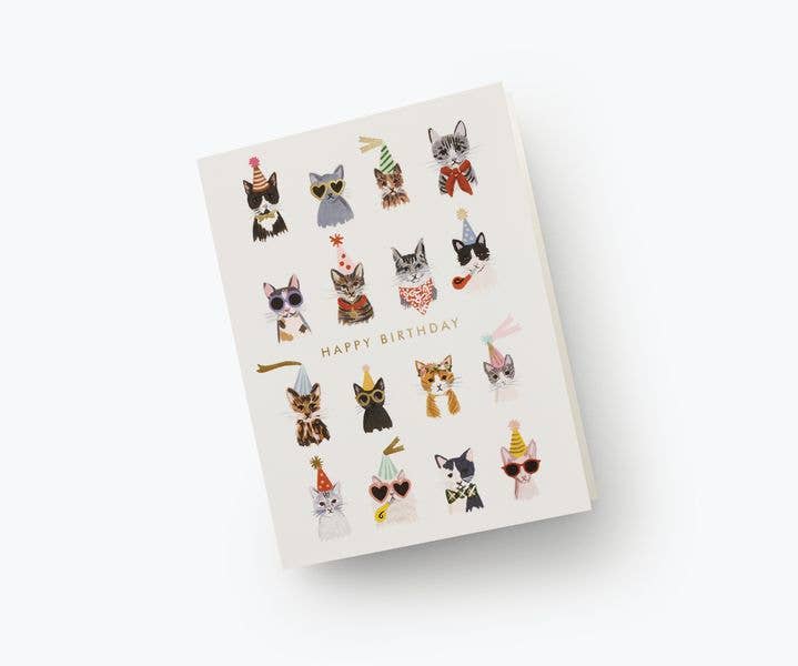 Cool Cats Birthday Card Rifle Paper Co.