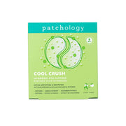 Patchology Cool Crush Hydrogel Eye Patches box, green packaging with cucumber extract