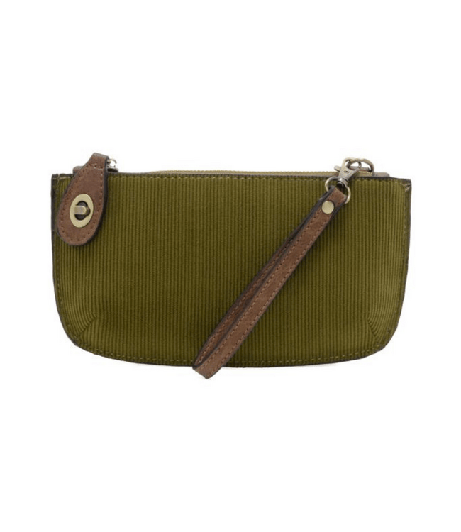 Corduroy Mini Handbag in Olive Wristlet Joy Susan Crossbody