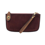Corduroy Mini Handbag Wristlet in Wine Joy Susan Crossbody