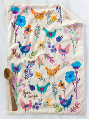 Cotton Kitchen Towel Free Range Natural Life