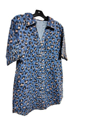 Cotton Leopard Print Shirt Dress Simply Southern Holdings, LLC DNM-PRNT / L