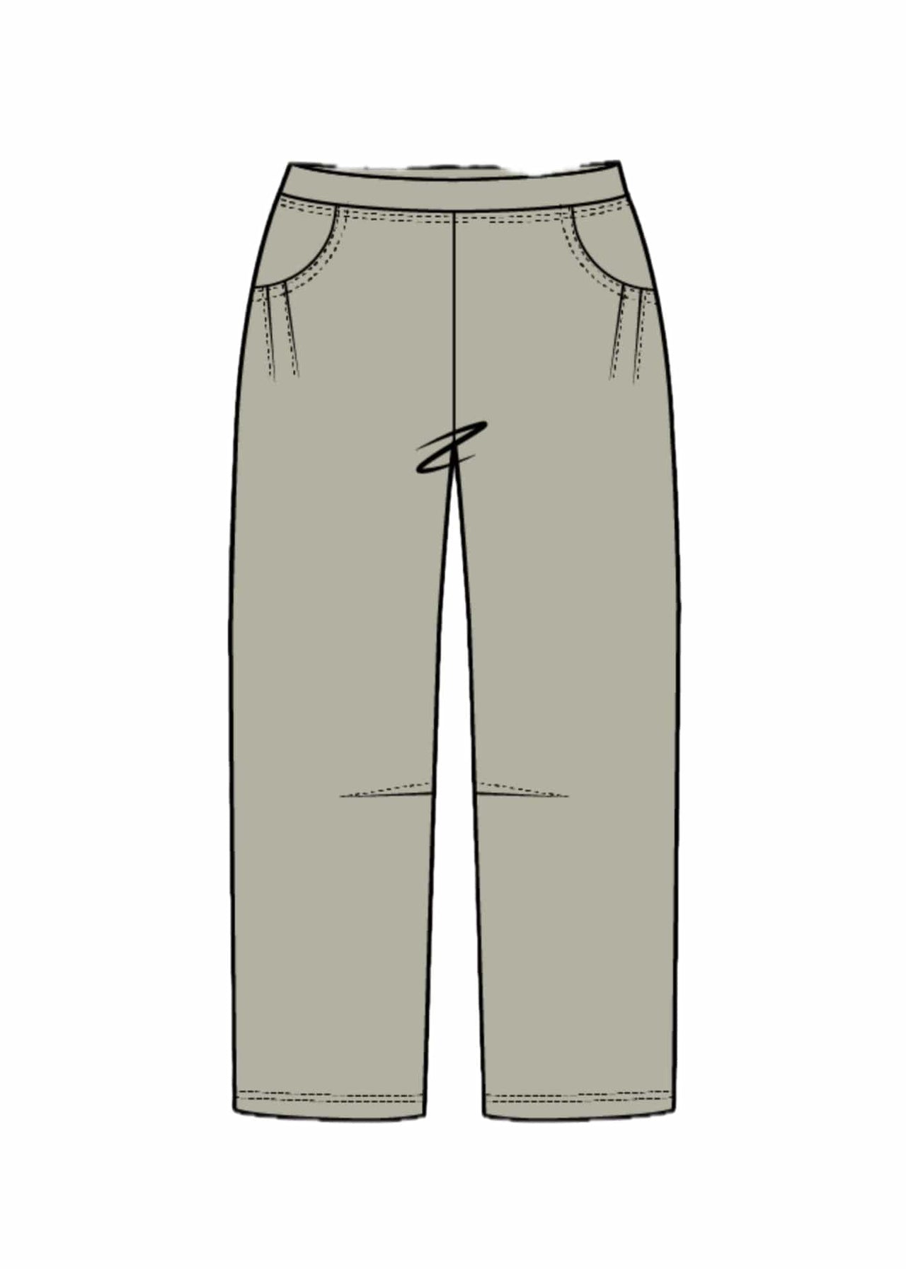 Cotton Slub Around Town Pant | Khaki Habitat Casual Pant Small