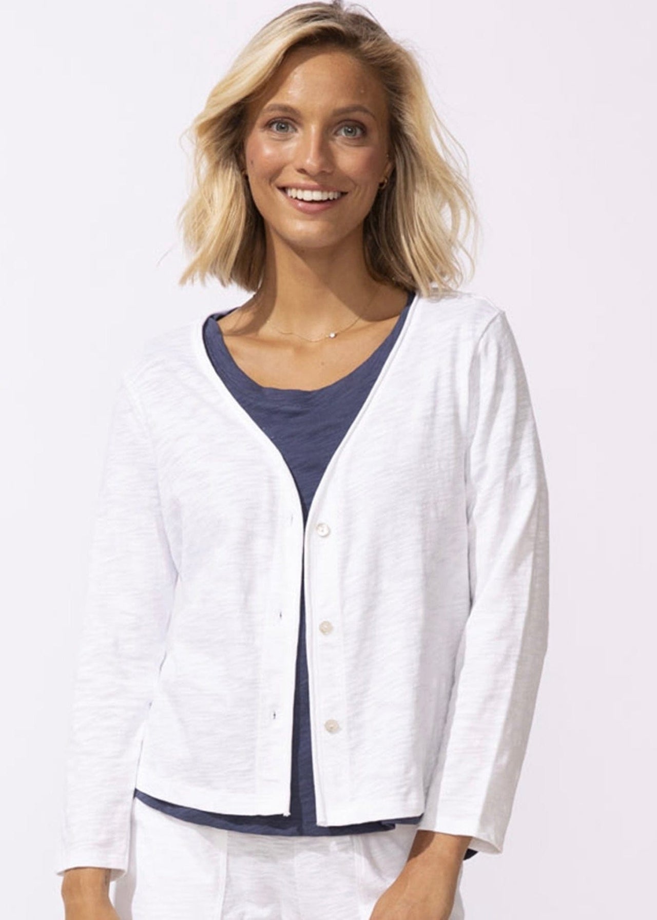 Cotton Slub Easy Jacket | Fog Habitat Cardigan