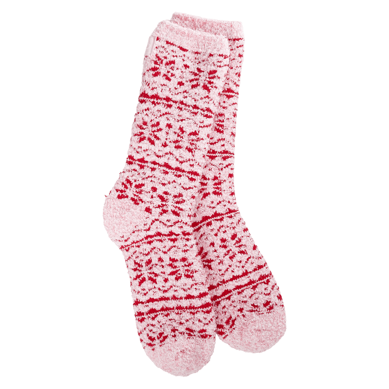 Cozy Collection Crew Sock World's Softest Socks Socks Fair Isle Pink