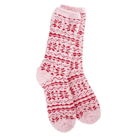 Thumbnail for Cozy Collection Crew Sock World's Softest Socks Socks Fair Isle Pink