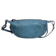 Crosby Handcrafted Leather Sling/Crossbody Bags: Denim Latico Leathers