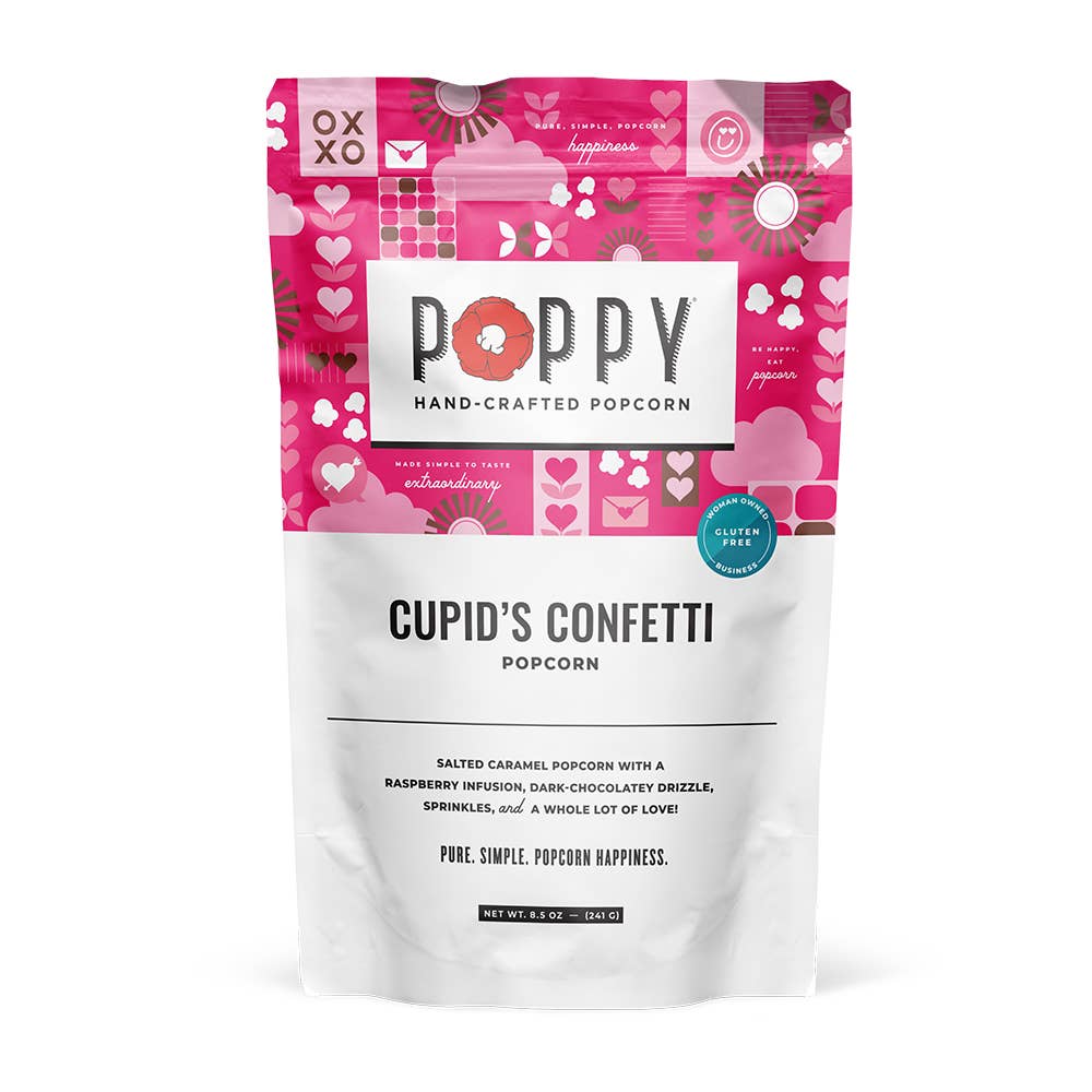 Cupid's Confetti Popcorn Poppy Hand-Crafted Popcorn