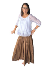 Dark Earth Wide Leg Pant Namsar Casual Pant