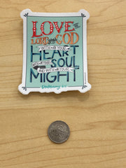 Decals | Krystal Whitten Krystal Whitten Decal Lord Your God / Large