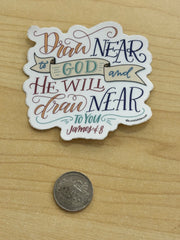 Decals | Krystal Whitten Krystal Whitten Decal Draw Near to God / Large