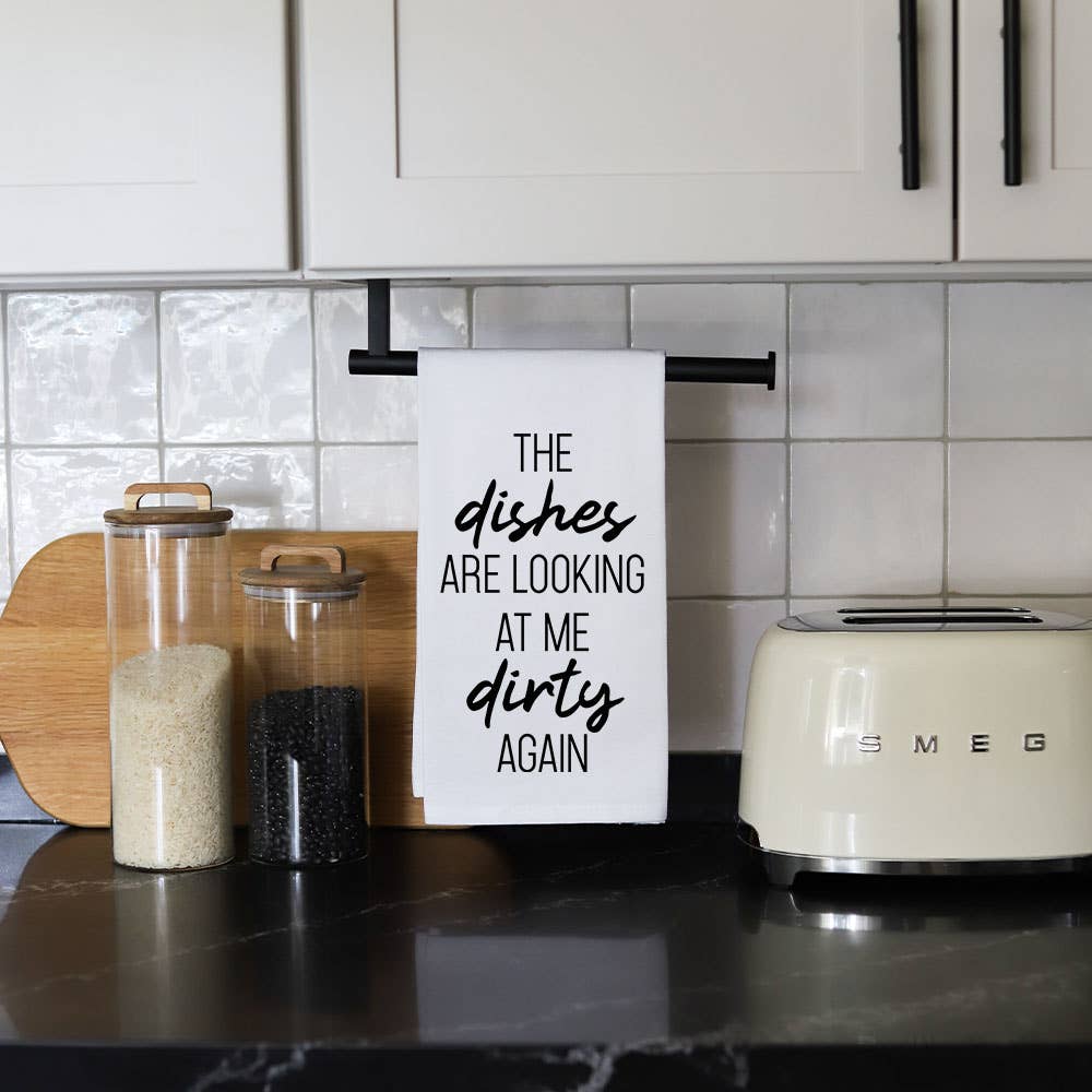 DISHES LOOKING DIRTY - TEA TOWEL Wildwood Landing
