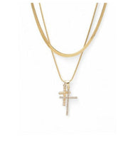 Double Crossed Necklace Farrah B Jewelry Necklace