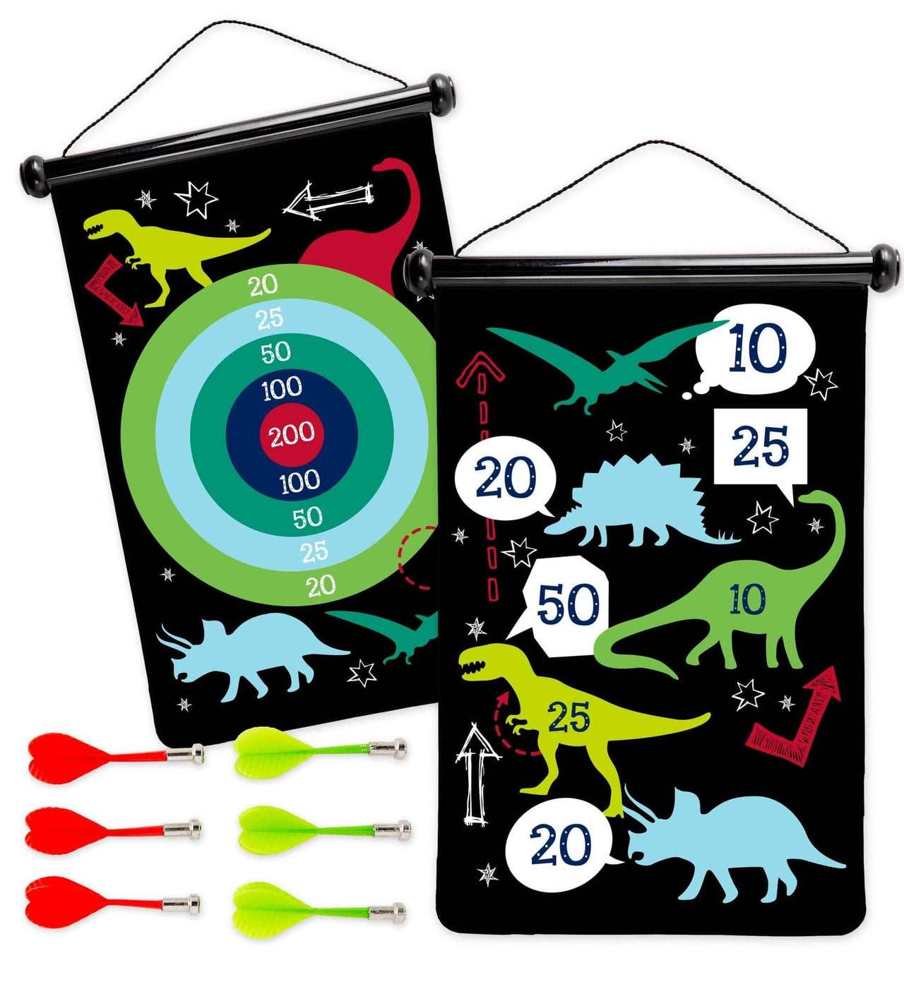 Double-Sided Magnetic Target Game - Assorted Styles: Dinosaur Hearthsong