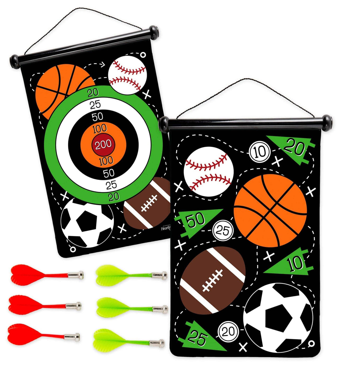 Double-Sided Magnetic Target Game - Assorted Styles: Sports Hearthsong