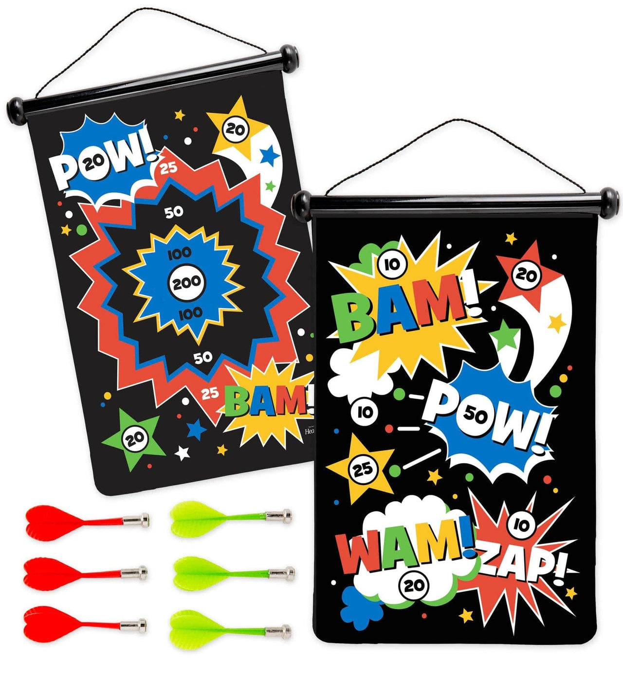 Double-Sided Magnetic Target Game - Assorted Styles: Superhero Hearthsong