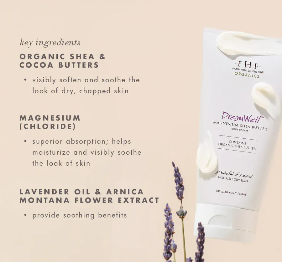 DreamWell™ Magnesium Organic Shea Butter 5 oz FarmHouse Fresh