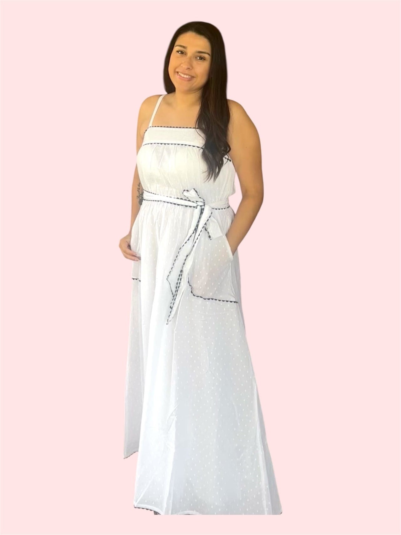 Dress RicRac White by Simply Southern Simply Southern Dress