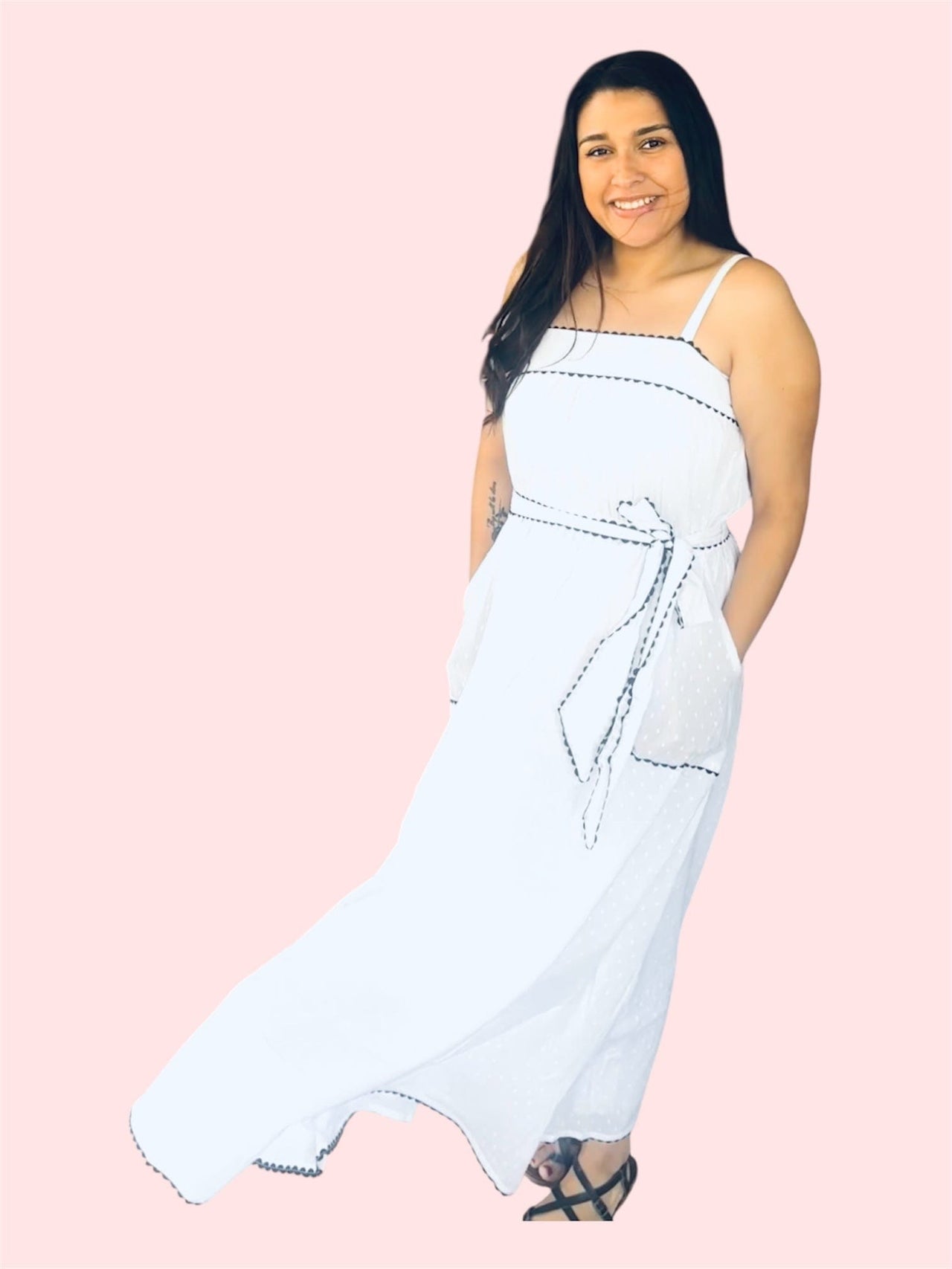 Dress RicRac White by Simply Southern Simply Southern Dress