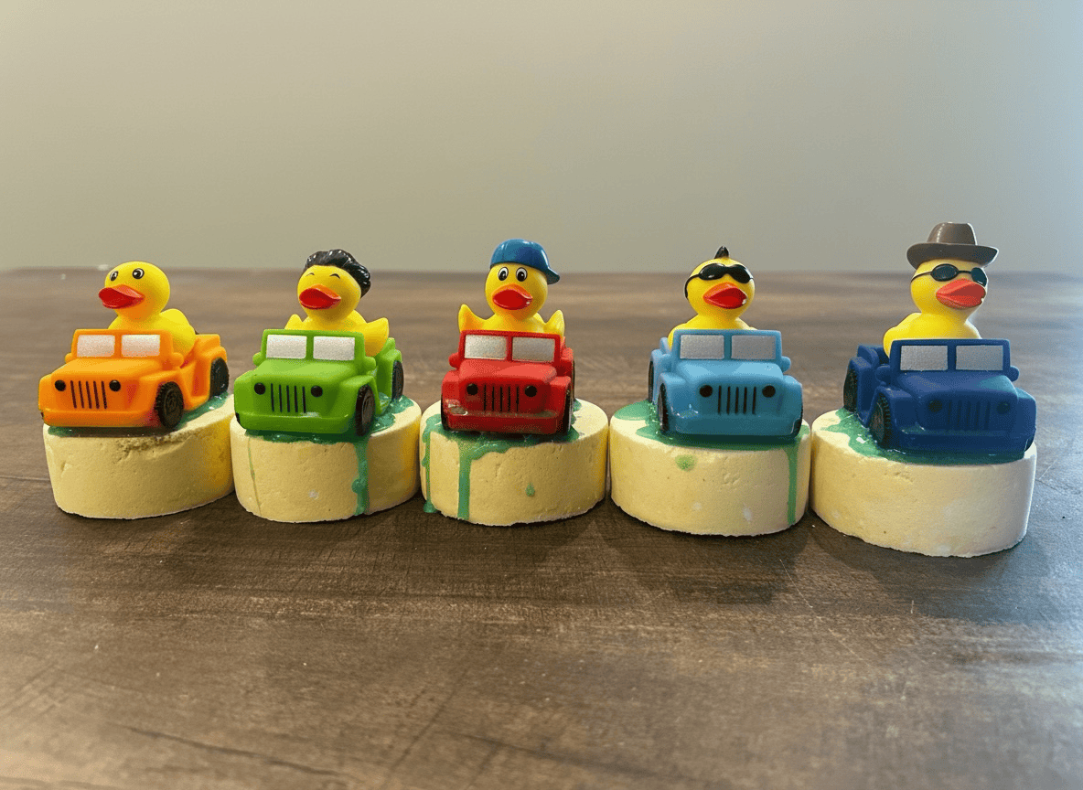 Duck Bath Bombs - Jeep : Orange Nature's Love Product
