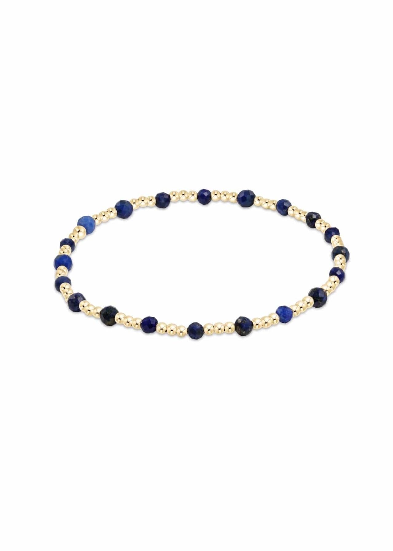 E.Newton Extends Gemstone Sincerity Gold Bracelets e.newton Designs Bracelets Gold 3 mm Lapis