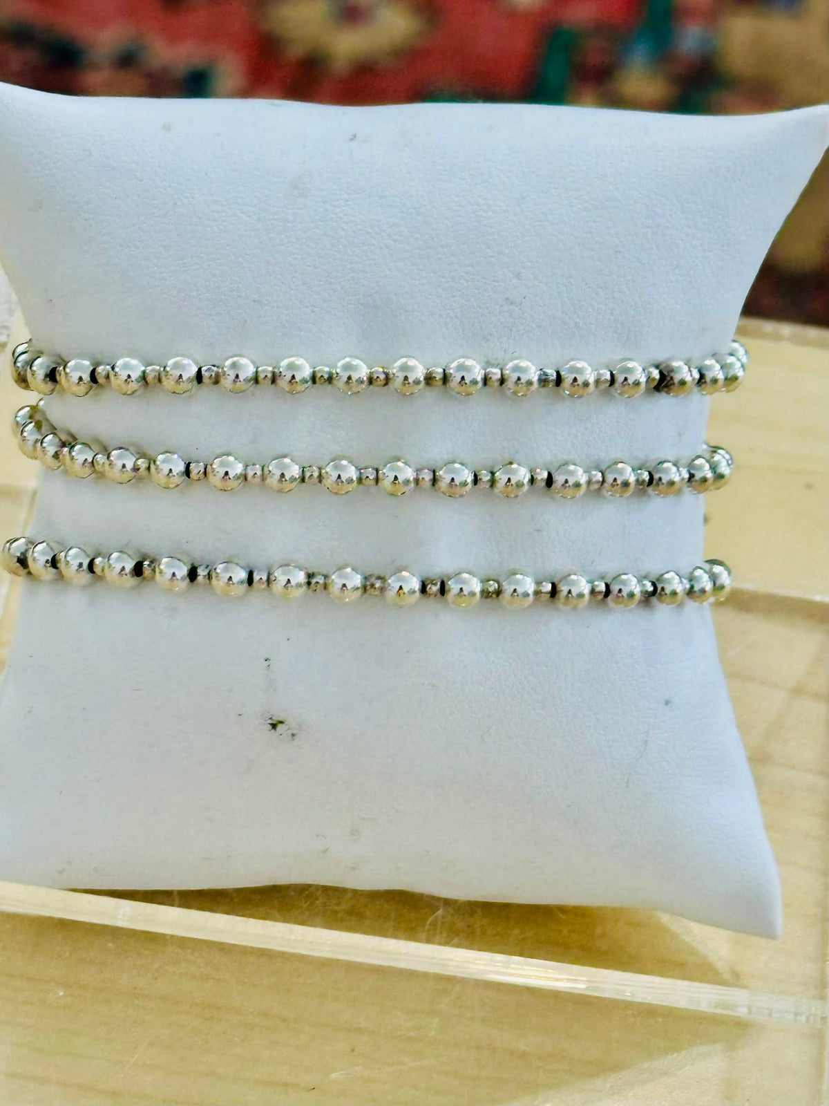 E Newton Grateful Pattern Sterling e.newton Designs Bracelets 4 mm