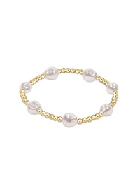 Thumbnail for E Newton Hope Pearl Bracelet Collection e.newton Designs Bracelets Admire Gold 3mm