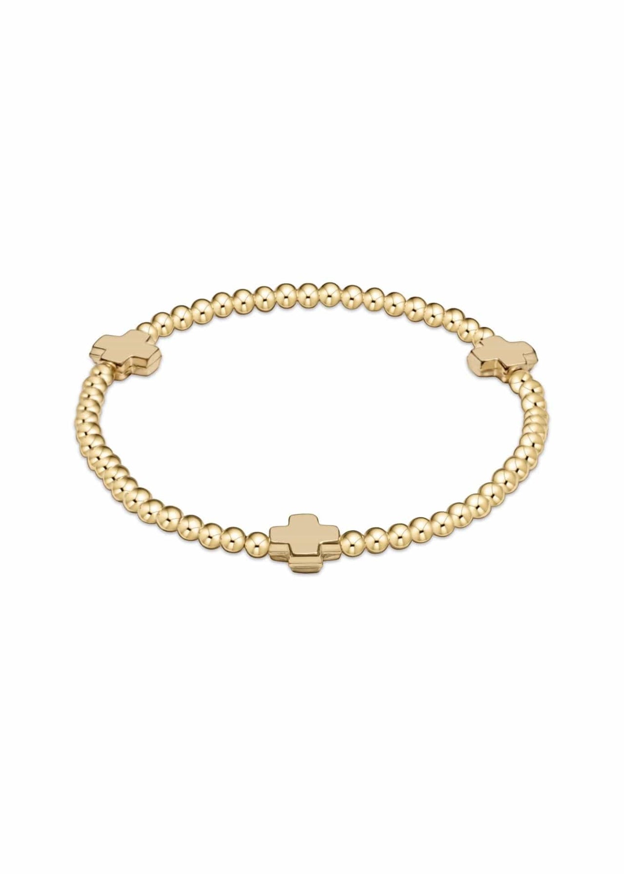 E. Newton Signature Cross Gold e.newton Designs Bracelet