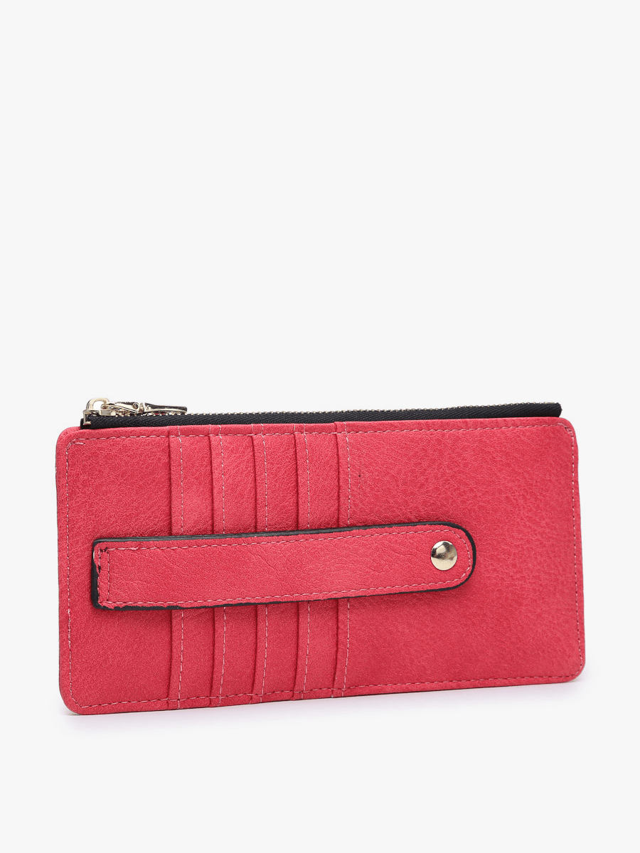 WL1889 Saige Slim Card Holder Women's Wallet: Pearl Jen & Co.