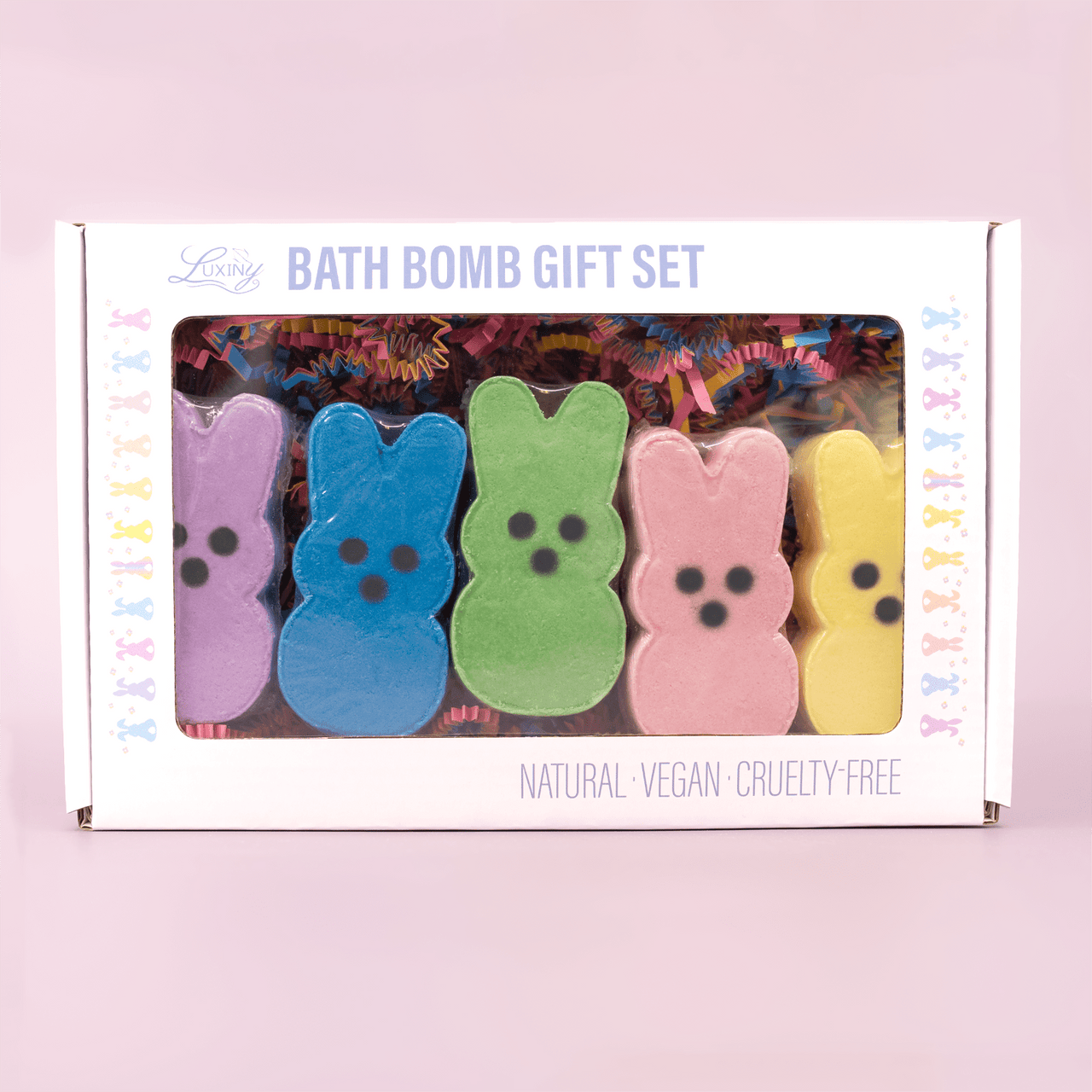 Easter Bath Bombs - Bunny Bomb Gift Set - Easter Basket Gift Luxiny Products - Luxurious Bath and Body