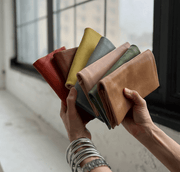 Eloise Handcrafted Leather Wallet: Burnished Latico Leathers