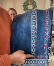 Embroidered Denim Pant by Easel Mattie B's Gifts & Apparel Jeans