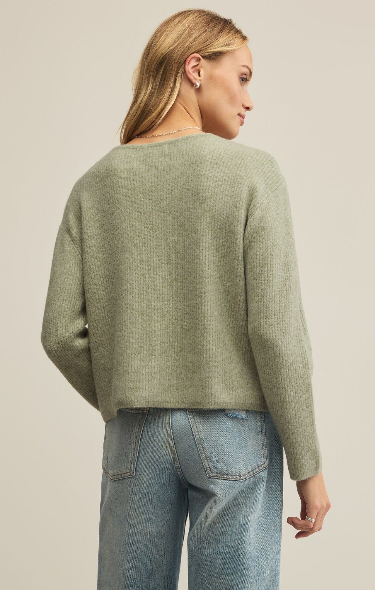 Emilie Cardigan in Bay Leaf by Z Supply Z Supply SWEATER