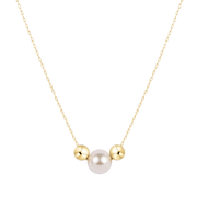 eNewton Necklace Gold Purpose Pearl | 16" e.newton Designs BRACELET