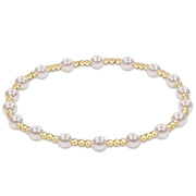 eNewton Pearl Sincerity 4mm Bracelet | Faceted Onyx e.newton Designs BRACELET