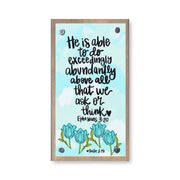 Exceedingly Abundantly Driftwood Happy Block Baxter & Me