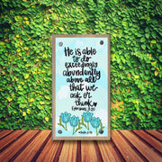 Exceedingly Abundantly Driftwood Happy Block Baxter & Me