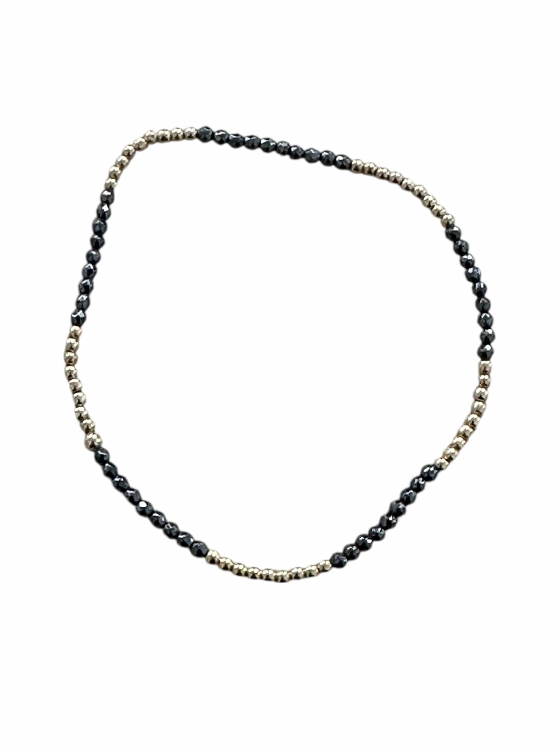 Faceted Hematite Bracelet Collection e.newton Designs Bracelet Blissful Pattern 2 mm