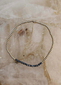 Thumbnail for Faceted Hematite Bracelet Collection e.newton Designs Bracelet Gold Bliss 2 mm